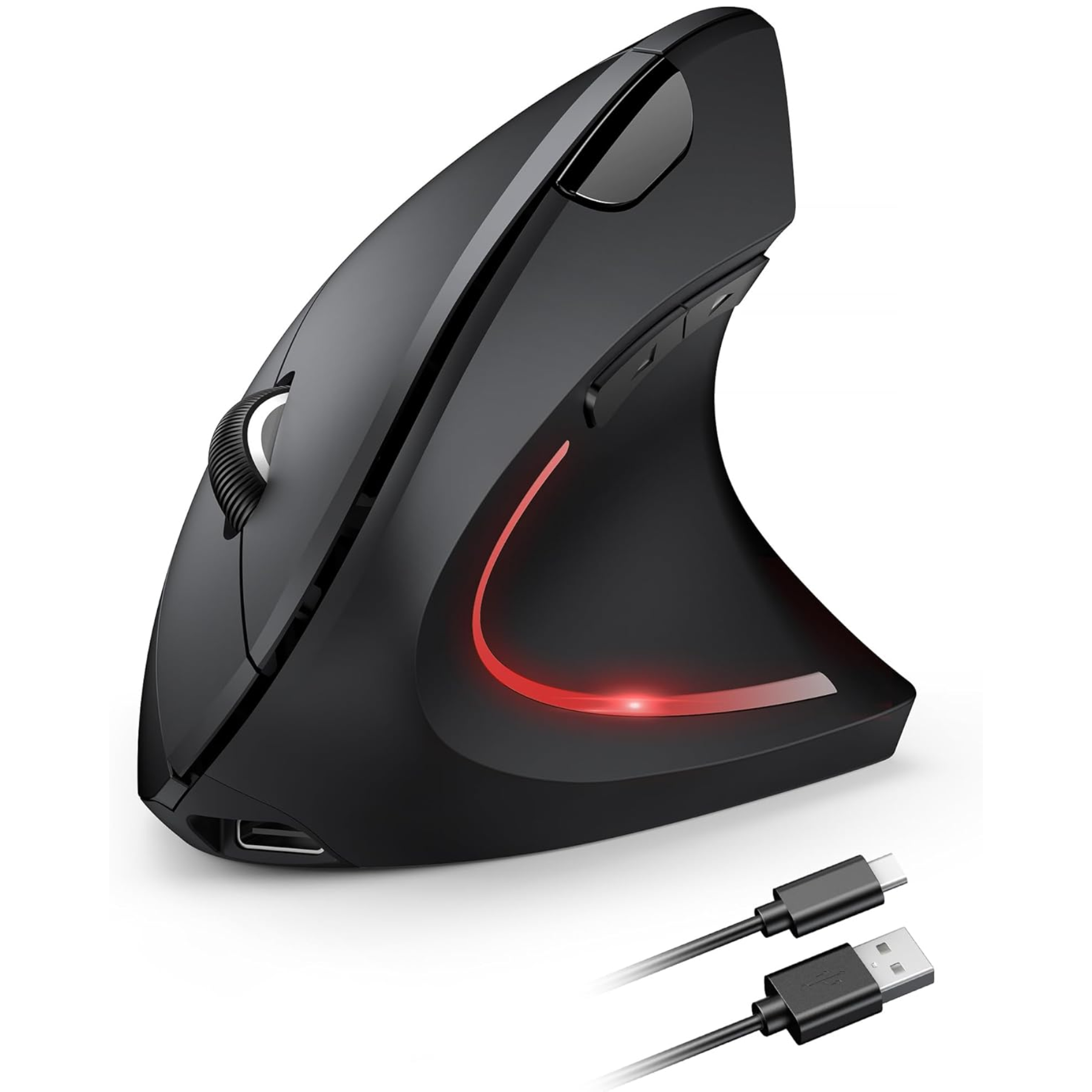 Mouse Ergonómico Inalámbrico Recargable – Alivio para el Dolor de Muñeca